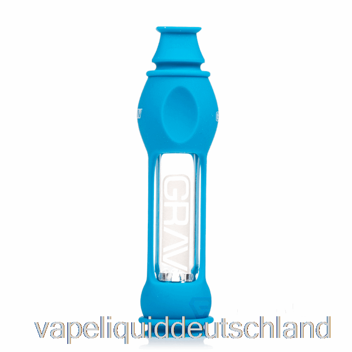 Grav Octo-Taster Mit Silikonhaut Und Blauer Vape-Flüssigkeit